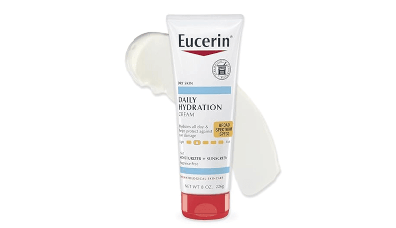 Eucerin Daily Hydration Cream SPF 30 tập trung vào nhiệm vụ cốt lõi nhất: cấp ẩm sâu và bảo vệ da một cách an toàn