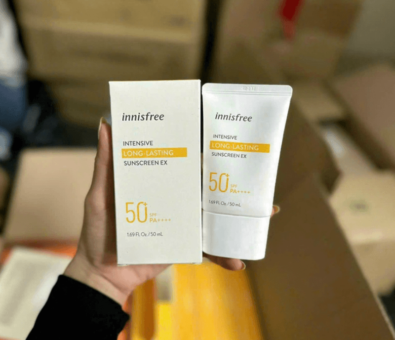 Innisfree Intensive Long-lasting Sunscreen EX là người bạn đồng hành đáng tin cậy cho những ngày dài hoạt động ngoài trời hay khi bạn đổ nhiều mồ hôi