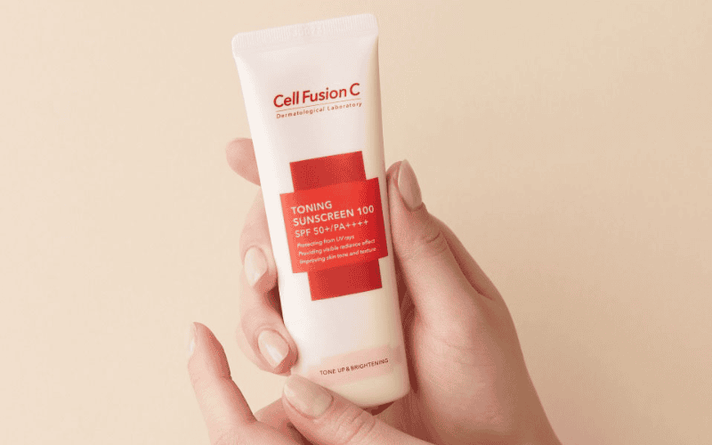 Kem chống nắng Cell Fusion C Toning Sunscreen 100 tốt nhất hiện nay giúp làm đều màu da
