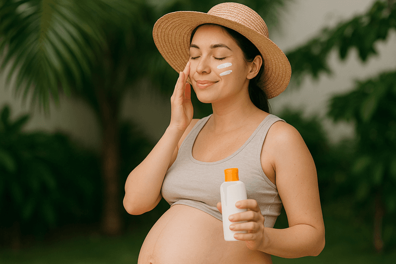 Ưu tiên kem có kết cấu mỏng nhẹ, dễ thấm, không gây bít tắc lỗ chân lông, phù hợp với làn da dễ nhạy cảm trong thai kỳ
