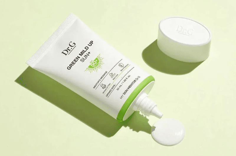  Dr.G Green Mild Up Sun+ SPF50+ PA++++ nhanh chóng trở thành “người bạn đồng hành” của những làn da dầu và nhạy cảm