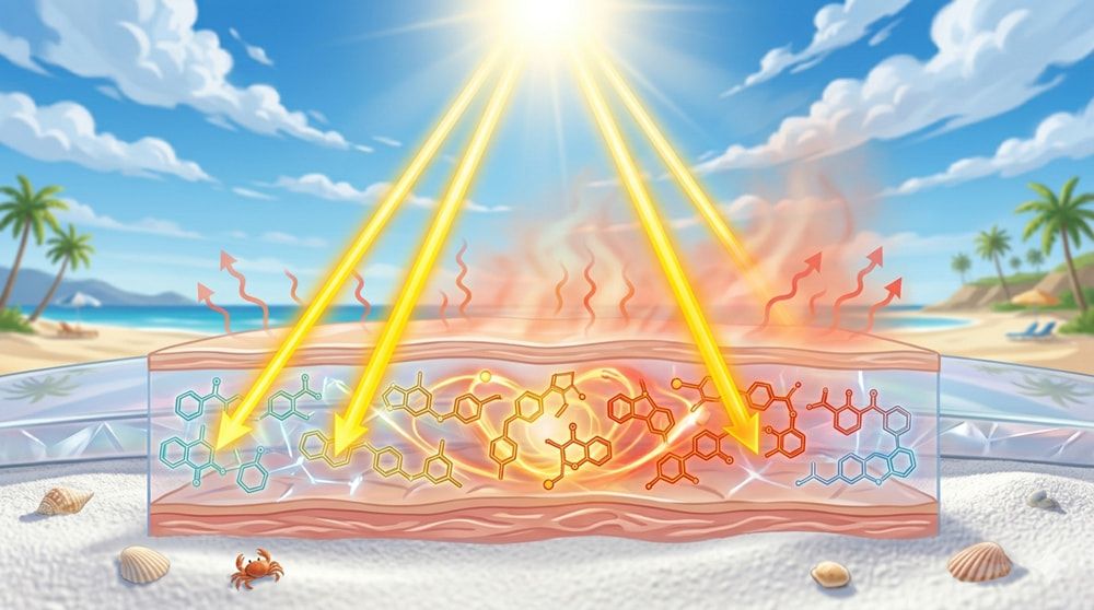 Kem chống nắng hóa học hoạt động dựa trên nguyên lý chuyển hóa nhiệt