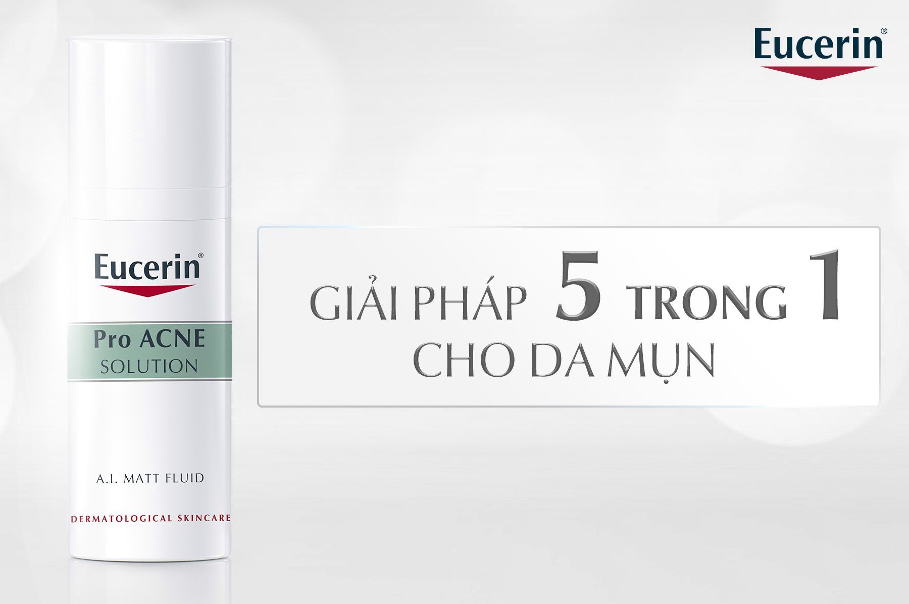 Eucerin nổi bật với các sản phẩm đặc trị mụn và phục hồi da