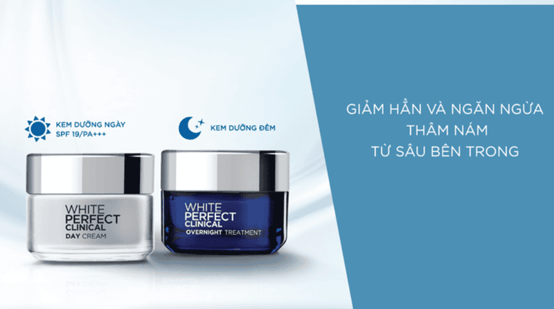  L'Oréal Paris đã phát triển dòng sản phẩm White Perfect Clinical được thiết kế với mục tiêu mang lại hiệu quả làm trắng da chuyên sâu