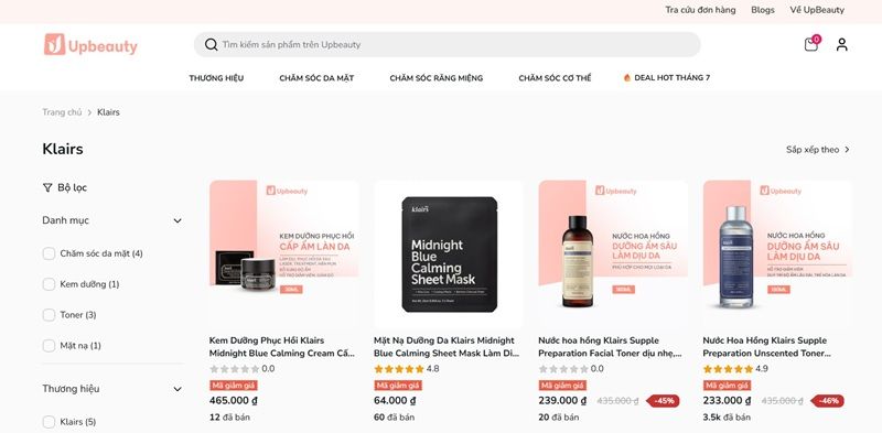 Mọi sản phẩm Klairs tại UpBeauty đều được đảm bảo là hàng nhập khẩu chính ngạch, có đầy đủ tem phụ