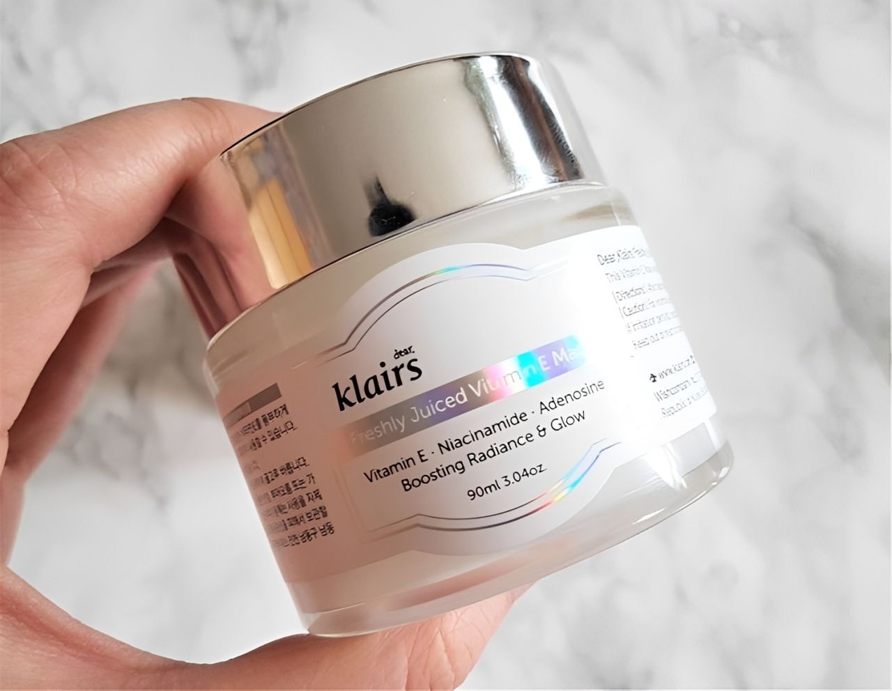 Lượng mặt nạ ngủ Klairs vừa đủ cho routine dưỡng ẩm