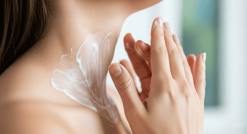 Khi thoa kem chống nắng, bạn cũng đừng bỏ qua vùng da cổ (cả trước và sau), vành tai, vùng da mỏng quanh mí mắt và đặc biệt là mu bàn tay