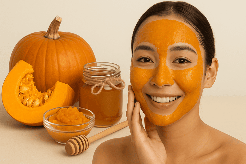 Các dưỡng chất tự nhiên trong hỗn hợp mặt nạ bí đỏ mật ong có khả năng cân bằng dầu thừa và làm mịn bề mặt da