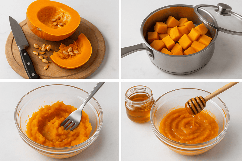 Trộn đều tất cả các nguyên liệu cho đến khi tạo thành một hỗn hợp sệt, đồng nhất