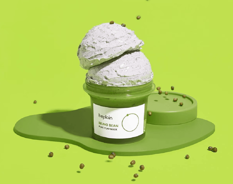 BEPLAIN Mung Bean Pore Clay Mask mang đến một công thức dung hòa hoàn hảo giữa khả năng thanh lọc và sự dịu nhẹ