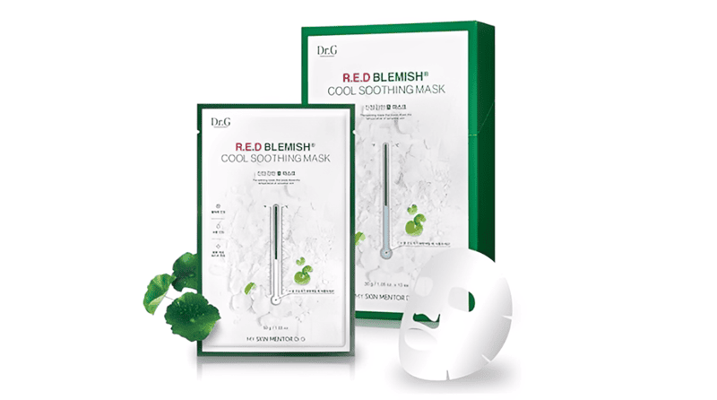 Dr.G R.E.D Blemish Cool Soothing Mask được nhiều người yêu thích nhờ khả năng phục hồi da nhanh chóng