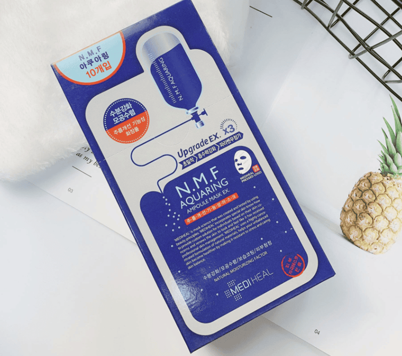 Trong số các dòng mặt nạ giấy cấp ẩm, Mediheal N.M.F Aquaring Ampoule Mask EX được nhiều người tin dùng nhờ khả năng bổ sung nước nhanh chóng