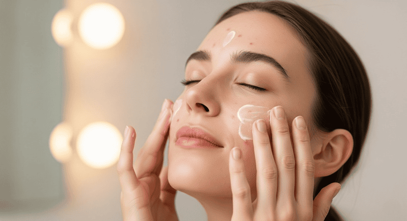 Trong giai đoạn da đang nhạy cảm và xử lý mụn, bạn nên tối giản hóa quy trình chăm sóc da