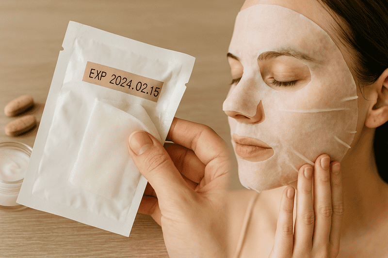 Bạn tuyệt đối không nên dùng mặt nạ đã hết hạn để dưỡng da