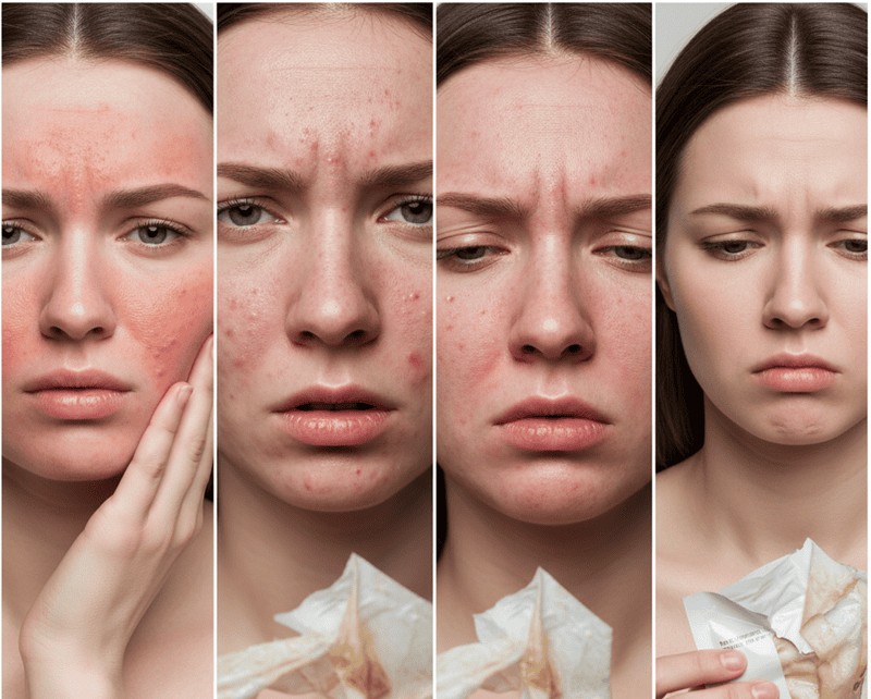 Khi chất bảo quản không còn tác dụng, mặt nạ trở thành môi trường lý tưởng cho vi khuẩn sinh sôi, gây kích ứng da