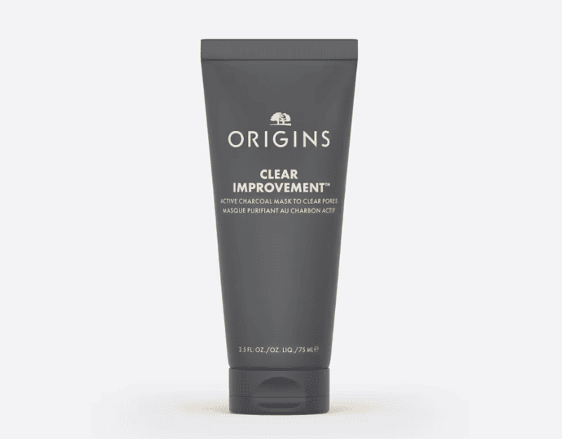 Origins Clear Improvement Active Charcoal Mask khai thác sức mạnh của than hoạt tính cùng đất sét để loại bỏ tạp chất