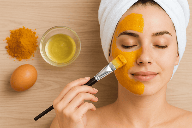 Thoa đều hỗn hợp lên mặt và để yên trong khoảng 15 - 20 phút