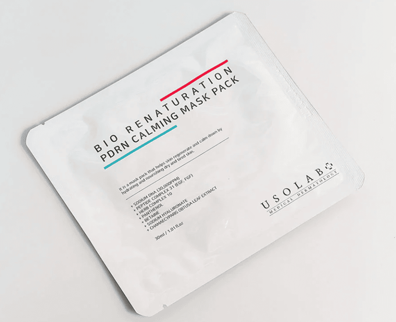 Hướng đến các công thức chăm sóc sau thủ thuật với tinh thần “clinic-inspired”, USOLAB đã tung ra thị trường sản phẩm Bio Renaturation PDRN Calming Mask