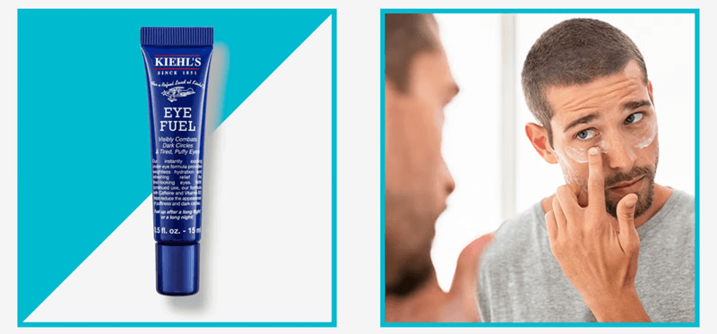 Kiehl’s Eye Fuel được phát triển dành riêng cho nhu cầu chăm sóc vùng mắt nam giới