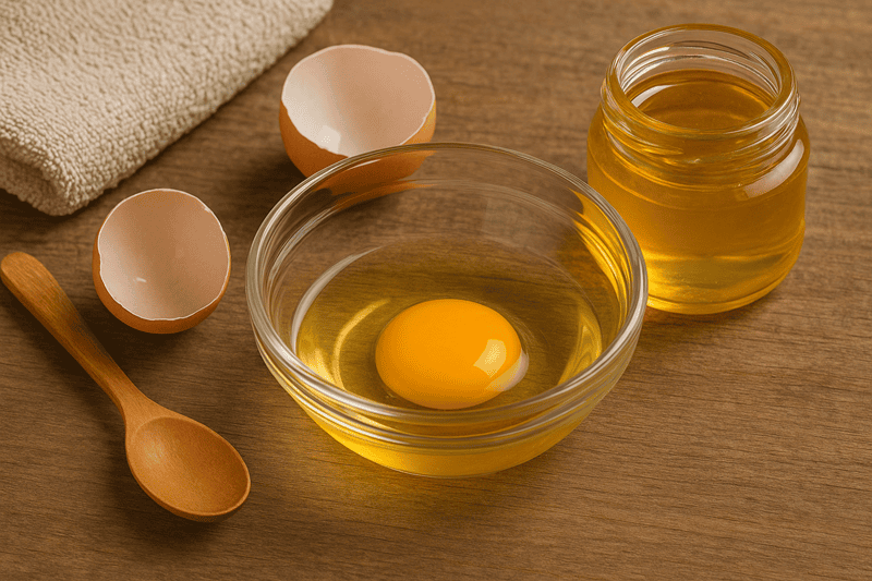 Để nuôi dưỡng làn da khô và chống lại các dấu hiệu lão hóa, mặt nạ lòng đỏ trứng gà và mật ong sẽ cung cấp độ ẩm sâu khiến làn da luôn căng bóng
