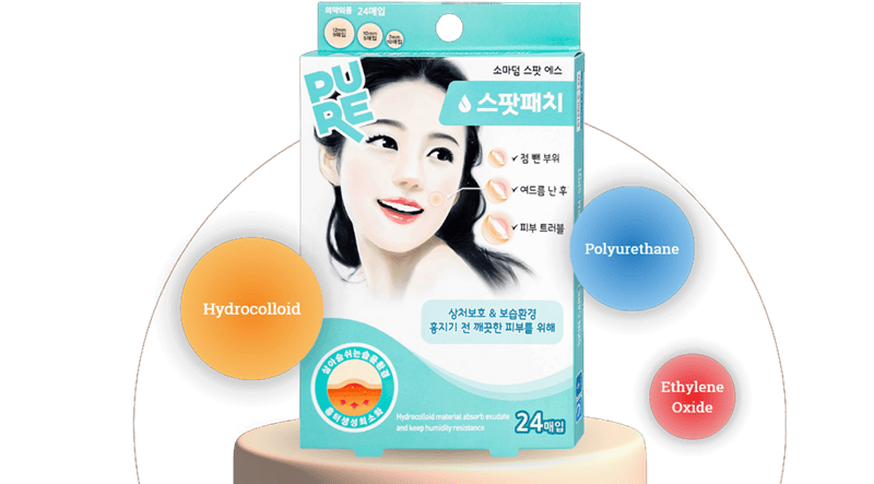 Được xem là điểm nhấn của thương hiệu Somadrem nhờ thiết kế chú trọng vào hiệu quả xử lý mụn trong thời gian ngắn, Spot Young Chemical có sự cải tiến về khả năng bám dính và độ ổn định trên da