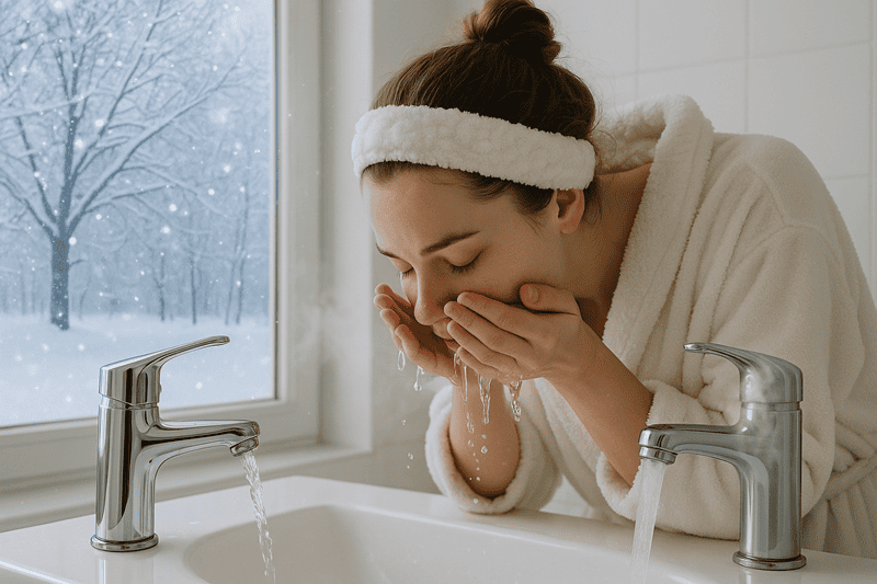 Nước ấm có khả năng làm giãn nở các lỗ chân lông một cách nhẹ nhàng, từ đó tạo điều kiện thuận lợi hơn để loại bỏ hiệu quả các tạp chất