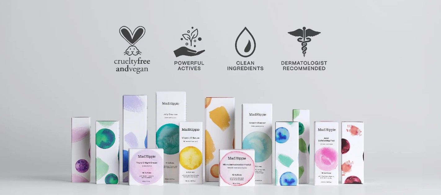 Mad Hippie nổi tiếng với các sản phẩm chăm sóc da xanh