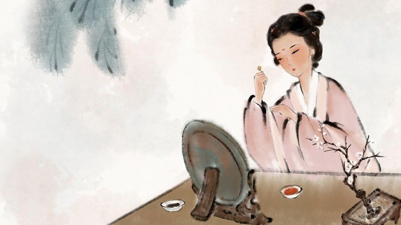 Người Trung Quốc sử dụng phấn gạo để làm trắng da, thảo dược để điều chế thuốc nhuộm móng tay và tóc