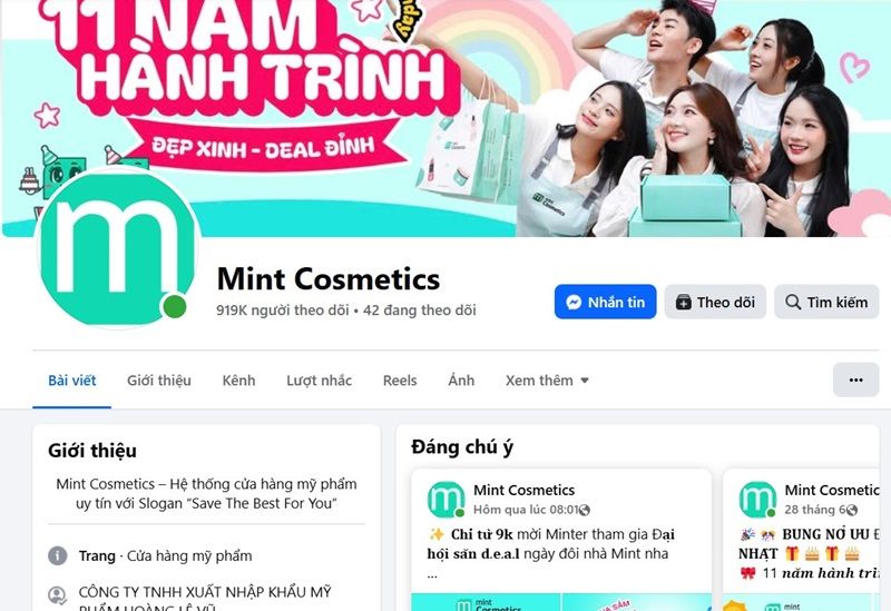 Mint Cosmetics xây dựng được uy tín vững chắc nhờ sự cam kết về nguồn gốc sản phẩm, chọn lọc hàng hóa kỹ lưỡng