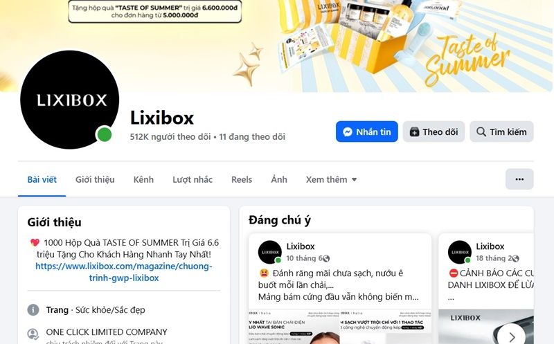 Lixibox định vị mình ở phân khúc cao cấp hơn một chút, tập trung vào các sản phẩm được tuyển chọn