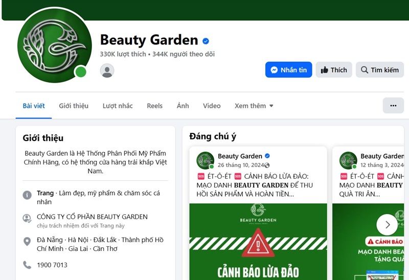 Beauty Garden là một hệ thống bán lẻ lớn với thế mạnh đặc biệt về mỹ phẩm Hàn Quốc
