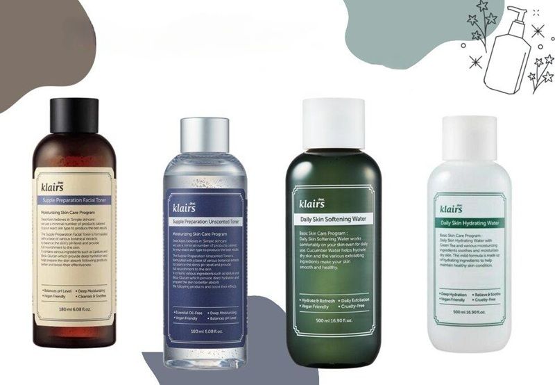 Tùy vào tình trạng da và loại da mà bạn có thể chọn chai toner Klairs thích hợp