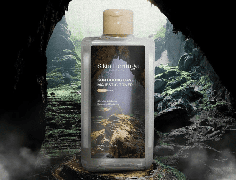 S:kin Heritage đã tạo nên dấu ấn riêng biệt với sản phẩm nước cân bằng da Sơn Đoòng Cave Majestic Toner