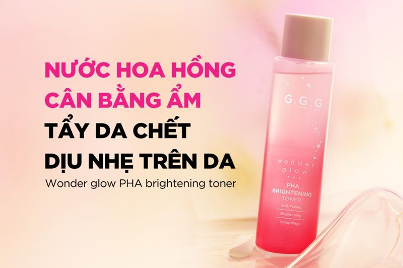 Wonder Glow PHA Brightening Toner là minh chứng cho sự kết hợp hoàn hảo giữa nguyên liệu tự nhiên lành tính với các hoạt chất tiên tiến