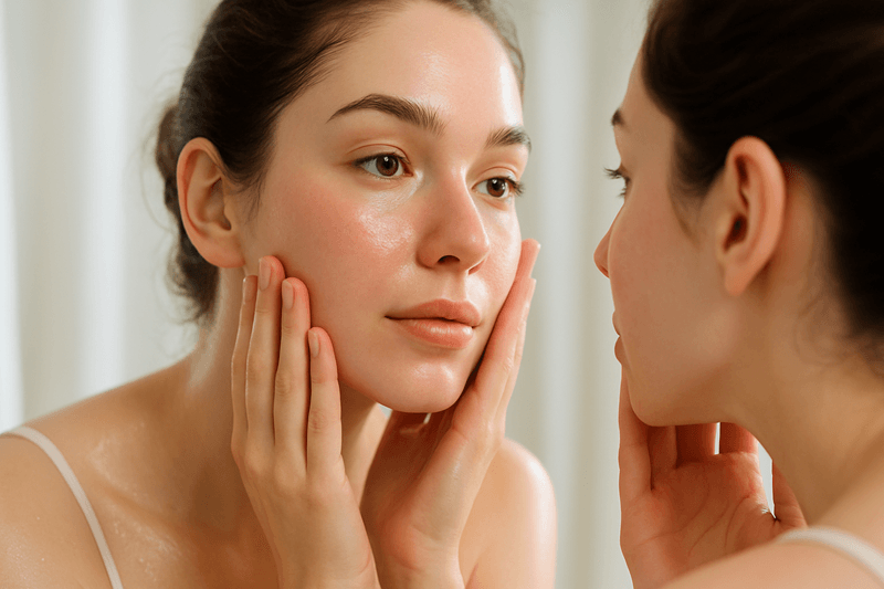 Một trong những cách đơn giản và hiệu quả nhất để phân biệt da dầu và da khô là quan sát làn da sau khi rửa mặt