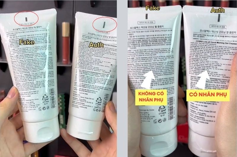 Kiểm tra bao bì, mã vạch, và thông tin sản phẩm