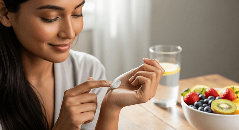 Trước khi áp dụng toàn mặt, mẹ nên thoa một lượng nhỏ sản phẩm ở cổ tay hoặc sau tai để theo dõi phản ứng