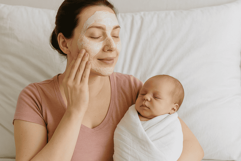 Khi lựa chọn mặt nạ cho phụ nữ sau sinh, ưu tiên hàng đầu chính là độ an toàn của thành phần