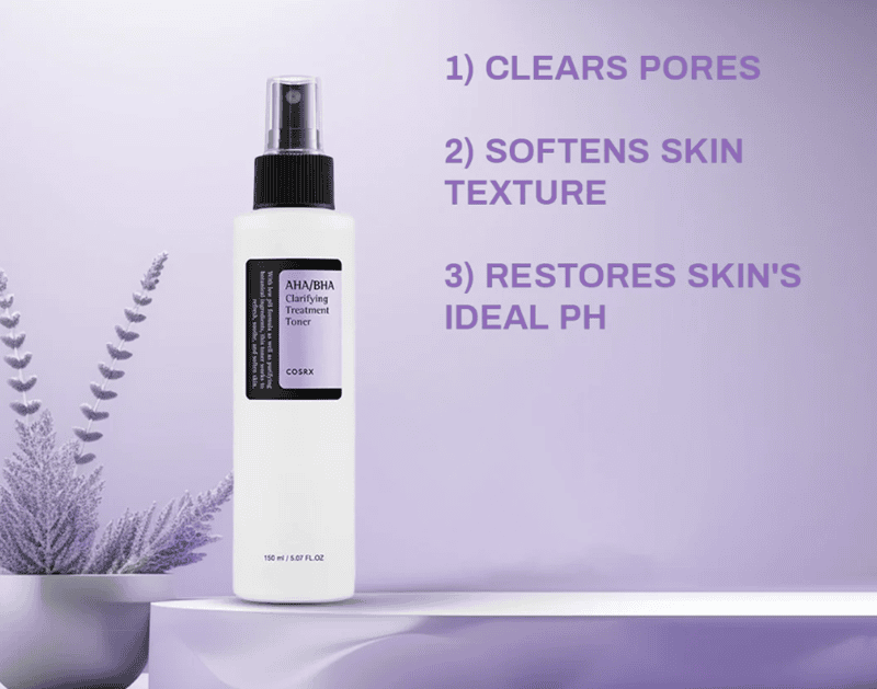 Với nồng độ AHA/BHA tương đối thấp, COSRX AHA/BHA Clarifying Treatment Toner chủ yếu phù hợp cho việc tẩy da chết nhẹ nhàng hàng ngày