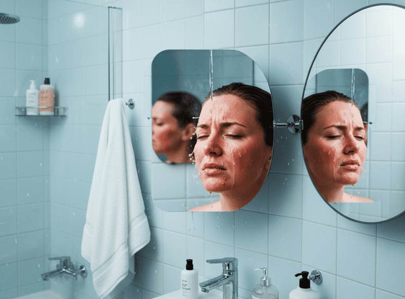 Nước nóng có tác dụng tương tự như một chất tẩy rửa mạnh, không chỉ cuốn trôi bụi bẩn mà còn hòa tan và lấy đi lớp dầu tự nhiên trên bề mặt da