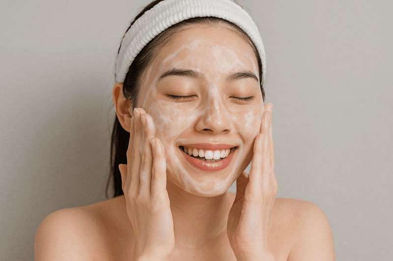 Rửa mặt đúng cách là nền tảng giúp cải thiện và ngăn ngừa mụn hiệu quả