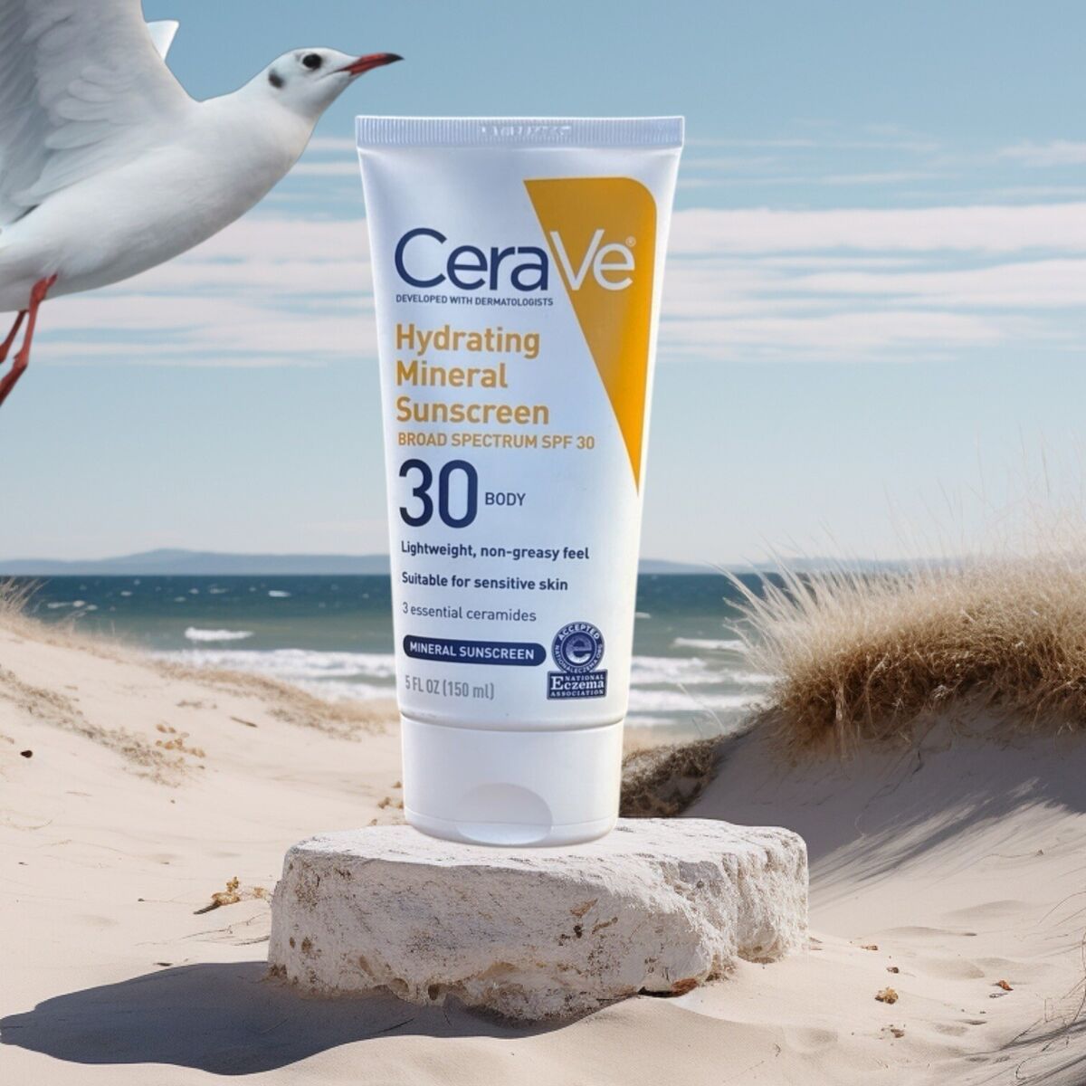 Hydrating Mineral Sunscreen SPF30 là kem chống nắng vật lý với kết cấu dưỡng ẩm