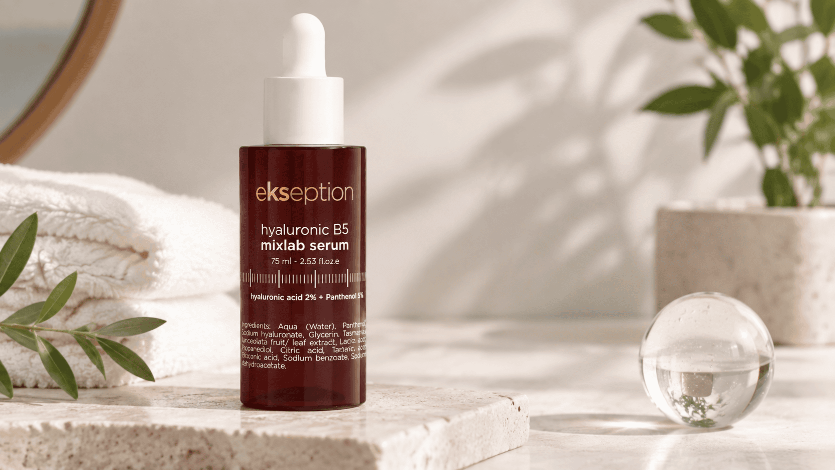 Serum B5 Ekseption kết cấu nhẹ dành cho da sau nặn mụn sau nặn mụn