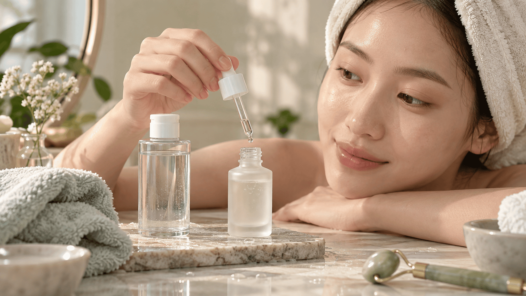 Thứ tự dùng serum B5 và BHA buổi tối