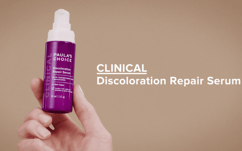 Serum Paula’s Choice Clinical Discoloration Repair phù hợp với những làn da từng chịu tổn thương do mụn, ánh nắng hoặc đang có biểu hiện thâm nám