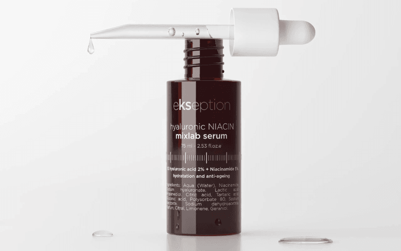 Serum Ekseption Hyaluronic Niacin dành cho làn da cần cấp ẩm nhưng vẫn muốn hỗ trợ làm sáng và giảm tình trạng da không đều màu