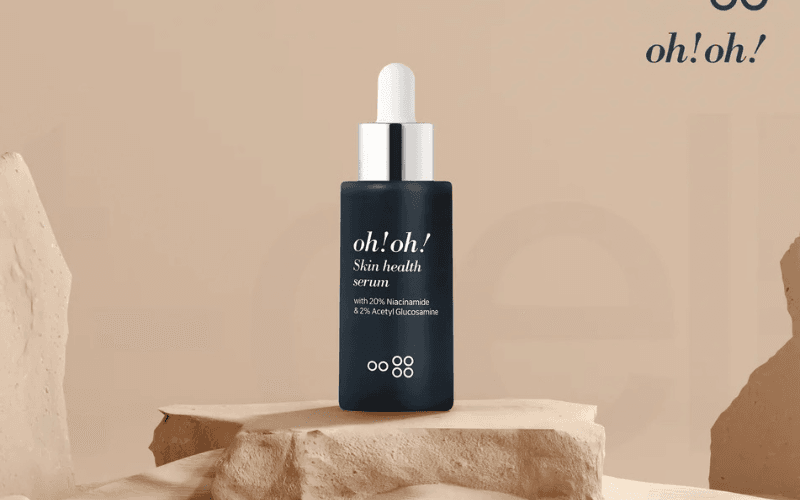 Serum chứa Niacinamide Oh!Oh! Skin Health Serum làm sáng, giảm thâm và củng cố hàng rào bảo vệ da mà không gây kích ứng.