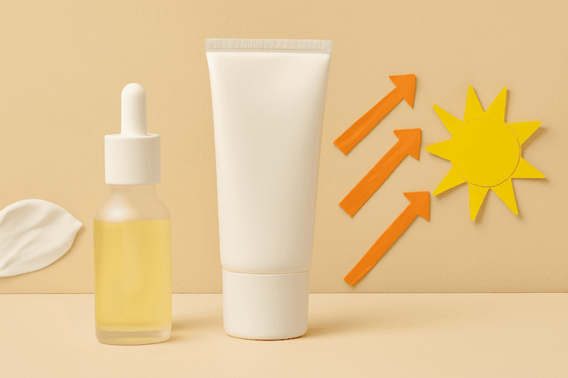 Serum chống nắng hóa học chứa các màng lọc hữu cơ (organic filters) có khả năng thẩm thấu vào lớp sừng của da