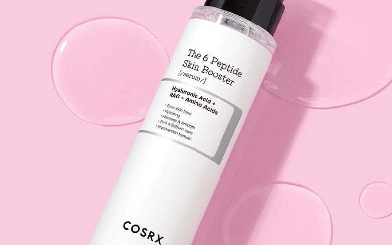 COSRX The 6 Peptide Skin Booster Serum cải thiện độ đàn hồi, hỗ trợ làm sáng da, phục hồi da yếu và làm chậm quá trình lão hóa