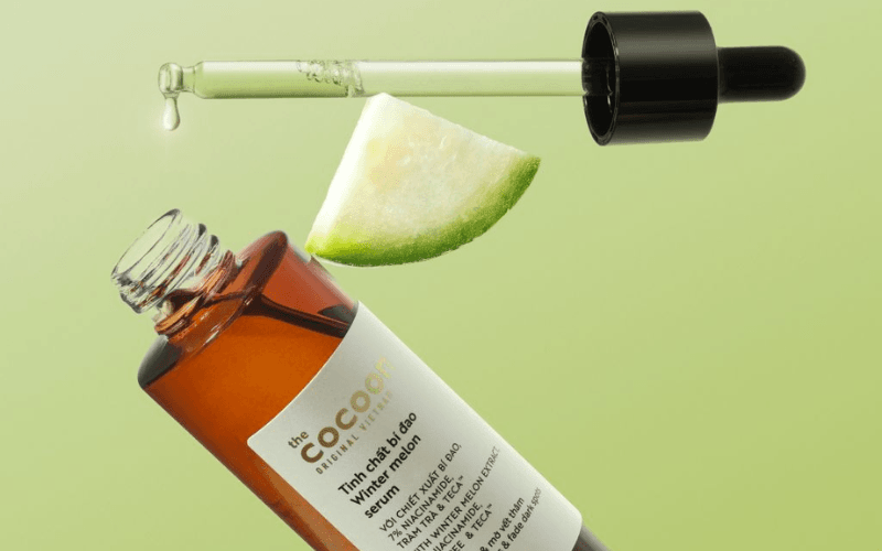 Serum trị mụn tinh chất bí đao Cocoon Winter Melon